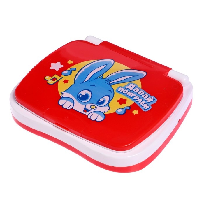 Обучающая игрушка «Умный компьютер», цвет красный Обучающая игрушка «Умный компьютер», цвет красный