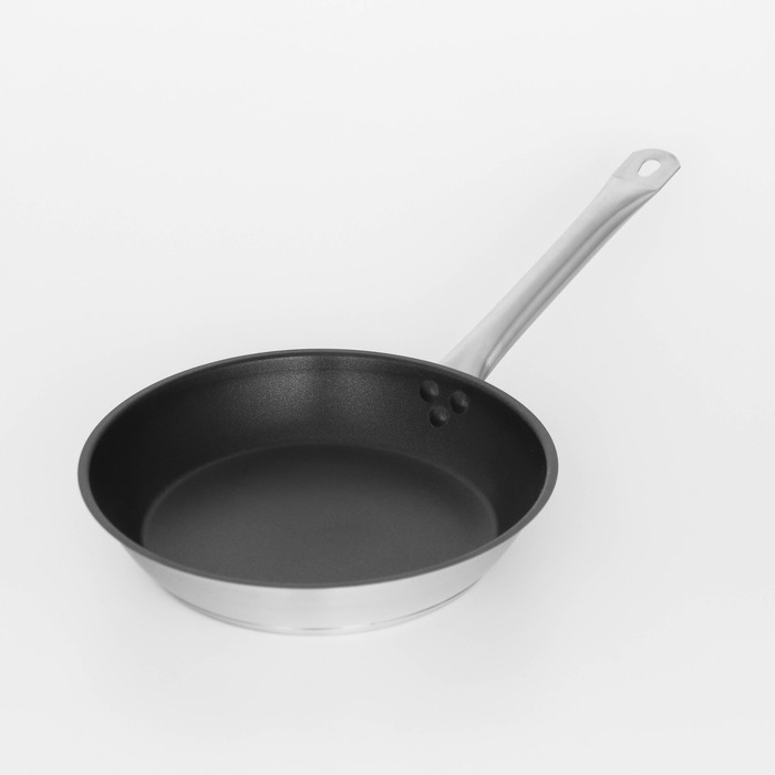 Сковорода из нержавеющей стали Hanna Knövell, d=26 см, h=5 см, толщина стенки 0,6 мм, длина ручки 25 см, антипригарное покрытие, индукция Сковорода из нержавеющей стали Hanna Knövell, d=26 см, h=5 см, толщина стенки 0,6 мм, длина ручки 25 см, антипригарное покрытие, индукция