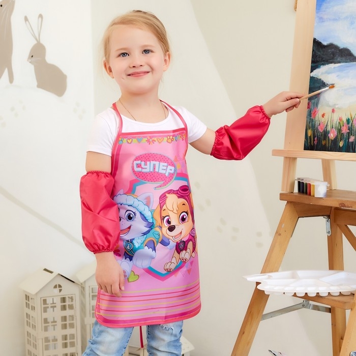 Фартук с нарукавниками детский PAW PATROL «Скай и Эверест», 49х39 см Фартук с нарукавниками детский PAW PATROL «Скай и Эверест», 49х39 см