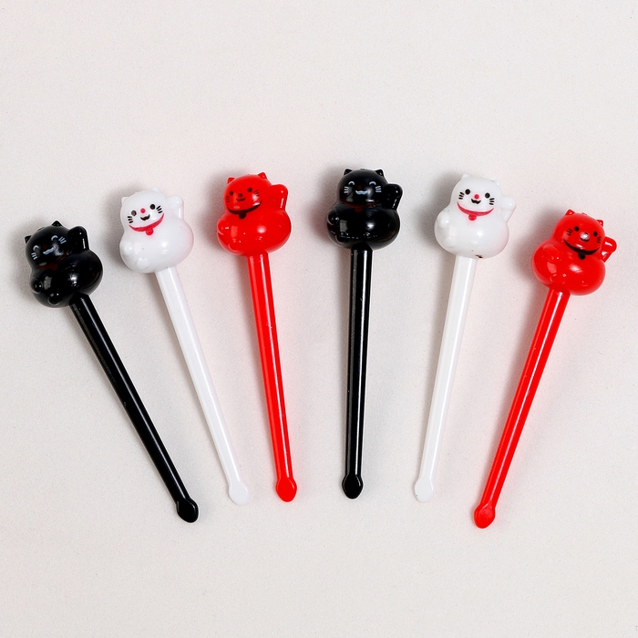 Набор топперов «Котики», 6 шт. Набор топперов «Котики», 6 шт.