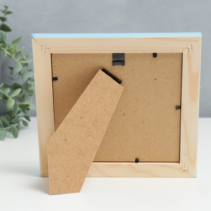 Фоторамка дерево Linda 15х15 см голубая Фоторамка дерево Linda 15х15 см голубая