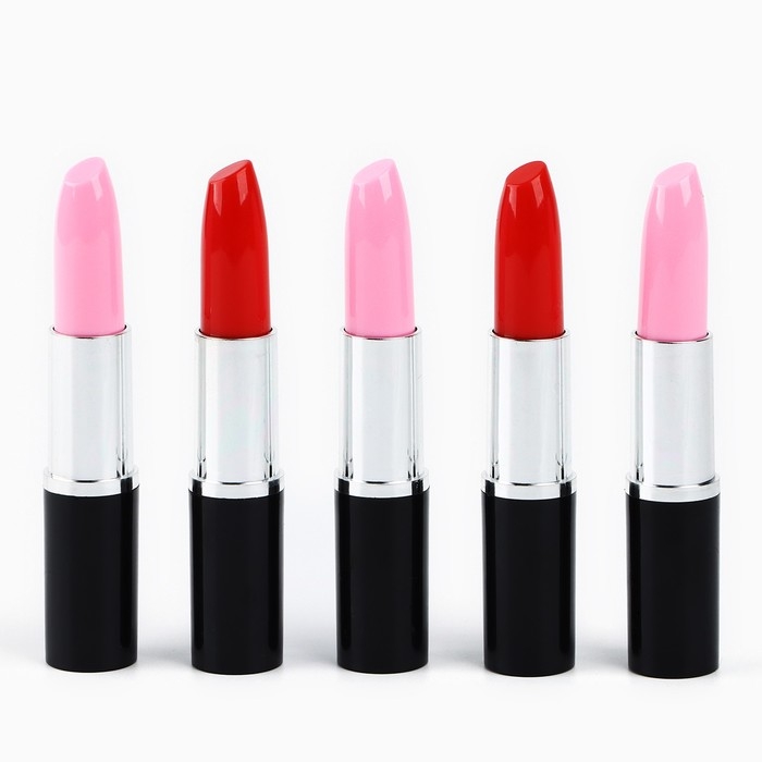 Ручка шариковая прикол синяя паста 1.0 мм «Помада» МИКС Ручка шариковая прикол синяя паста 1.0 мм «Помада» МИКС