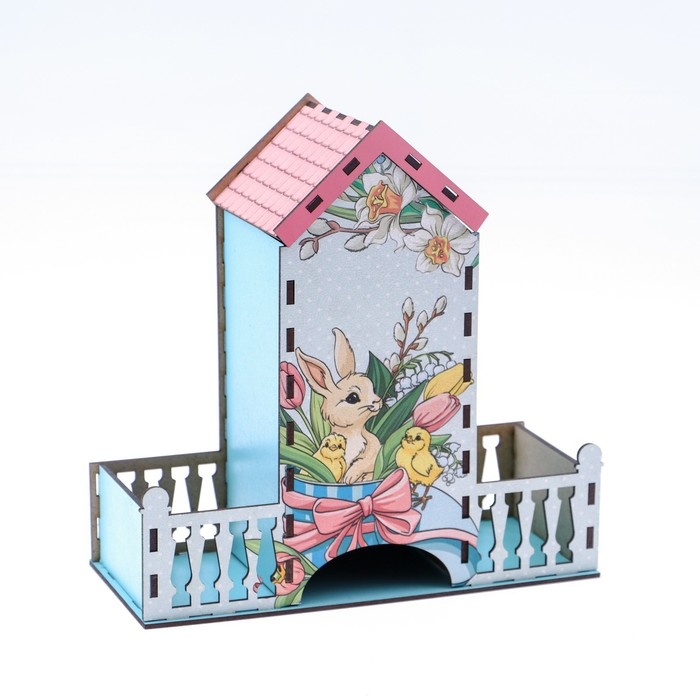 Чайный домик «Пасха», 20 х 20 х 8,6 см. Чайный домик «Пасха», 20 х 20 х 8,6 см.