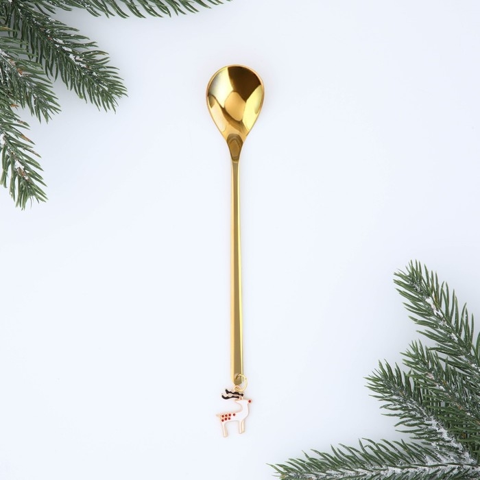 Ложка столовая с акриловым подвесом &laquo;Чудеса рядом&raquo;, нержавеющая сталь, 14. 8 х 2.7 см