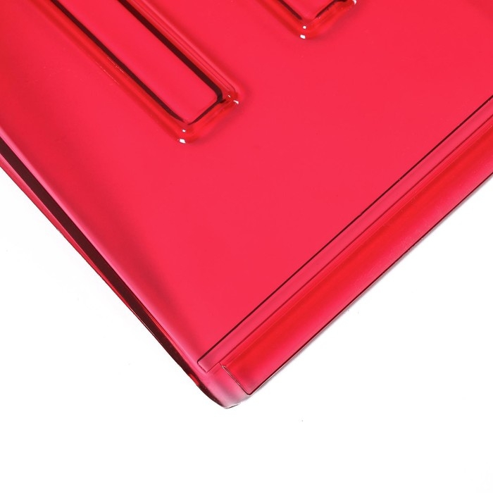 Ковш лопаты из поликарбоната, 430 × 420 мм, без планки, с тулейкой под черенок, красный Ковш лопаты из поликарбоната, 430 × 420 мм, без планки, с тулейкой под черенок, красный