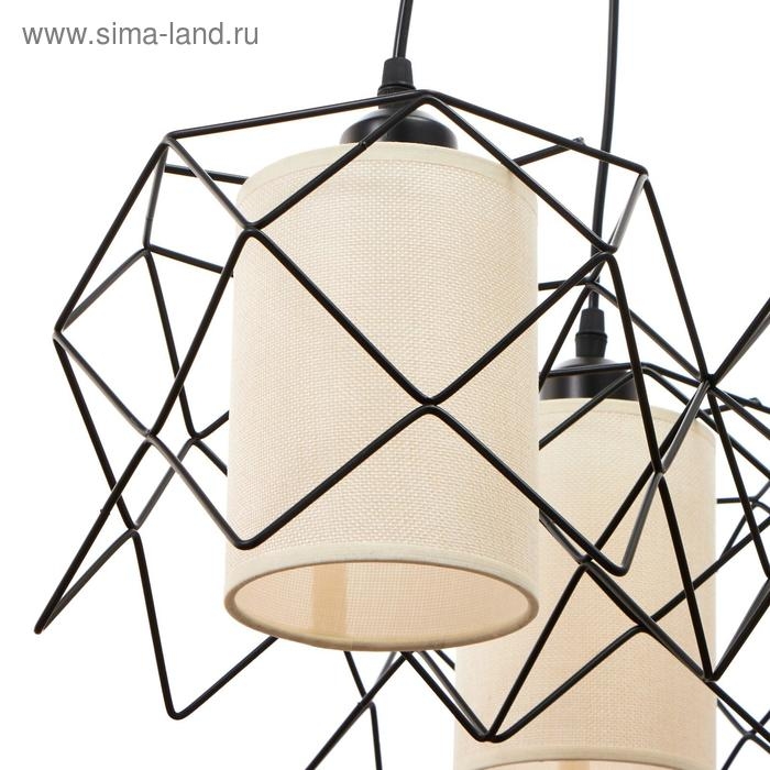 Светильник BayerLux 34526/3 E27 40Вт черный 50х50х21-121 см