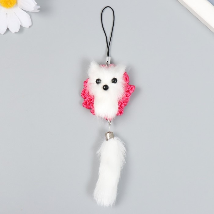 Пушистик на подвеске  Пушистик на подвеске "Котик на коврике" МИКС