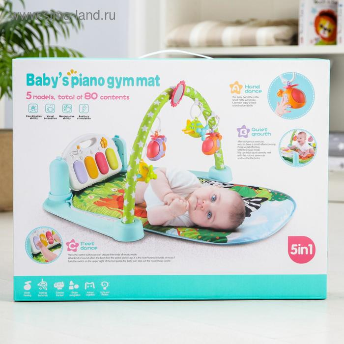 Развивающий коврик музыкальный «Мадагаскар», с пианино, 72х44х0,5 см. Развивающий коврик музыкальный «Мадагаскар», с пианино, 72х44х0,5 см.