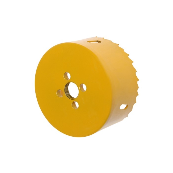 Коронка биметаллическая ТУНДРА, 83 мм, M16 с дополнительной фиксацией Коронка биметаллическая ТУНДРА, 83 мм, M16 с дополнительной фиксацией