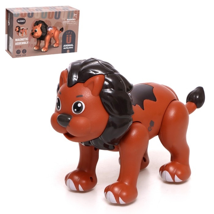 Конструктор магнитный «Лев», 7 деталей Конструктор магнитный «Лев», 7 деталей