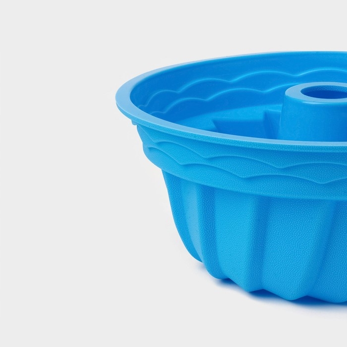 Форма для выпечки Доляна &laquo;Немецкий кекс. Заварное печенье&raquo;, силикон, 23&times;10 см, цвет МИКС