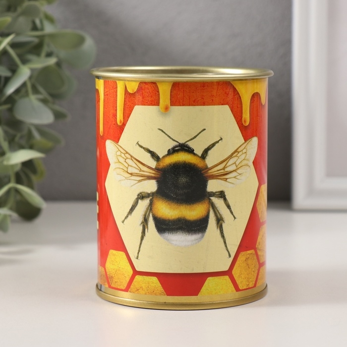 Копилка-банка металл Копилка-банка металл "Копи шмелее"