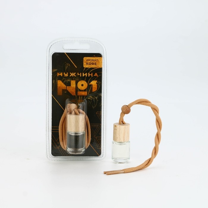 Ароматизатор подвесной «Мужчина №1», аромат: кофе, 5 мл Ароматизатор подвесной «Мужчина №1», аромат: кофе, 5 мл