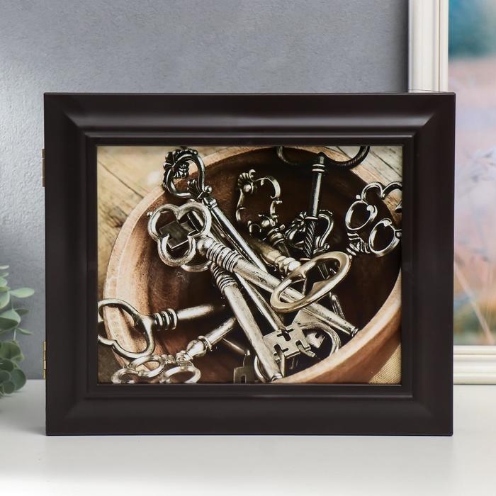Ключница Ключница "Ключи" Венге 26,5х31,5х4,5 см