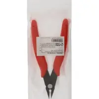 Кусачки для электроники ЛОМ mini, боковые, пластиковые рукоятки, 130 мм