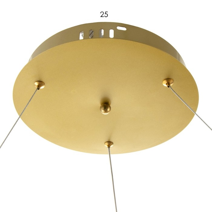 Люстра с ПДУ Люстра с ПДУ "Синтура" LED 100Вт 3000-6000К оранжевый 80х80х7-157см BayerLux