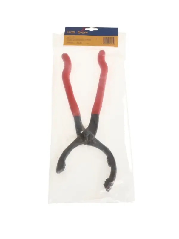 Съемник масляного фильтра ТУНДРА, усиленный, сталь CrV, тип &laquo;клещи&raquo;, 50 - 100 мм