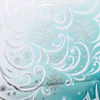 Коробка подарочная новогодняя «Снежный шар» 22.5×34×10 см
