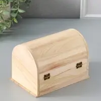 Шкатулка для росписи дерево &laquo;Сундук&raquo;, замок крючок, 18&times;12&times;12 см