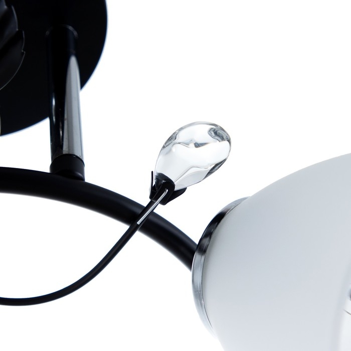 Люстра 2005/2 E27 60Вт черный+хром 44х26х25 см BayerLux