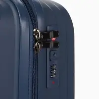 Чемодан на колёсах, 20", кодовый замок, 36&times;20&times;54 см, синий