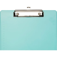 Папка-планшет Attache А4, жесткий пластик 2мм, прозрачный синий