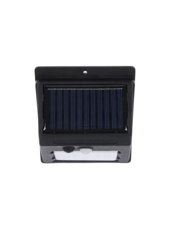 Садовый светильник, уличный, на солнечной батарее с датчиком движения, накладной, 30 LED, свечение белое