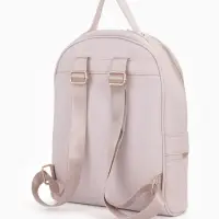 Рюкзак женский на молнии, с карманами, размер 27&times;10&times;34 см, бежевый