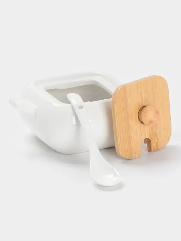 Набор для специй BellaTenero &laquo;Сиена&raquo;, 4 предмета, на подставке, керамика, белый