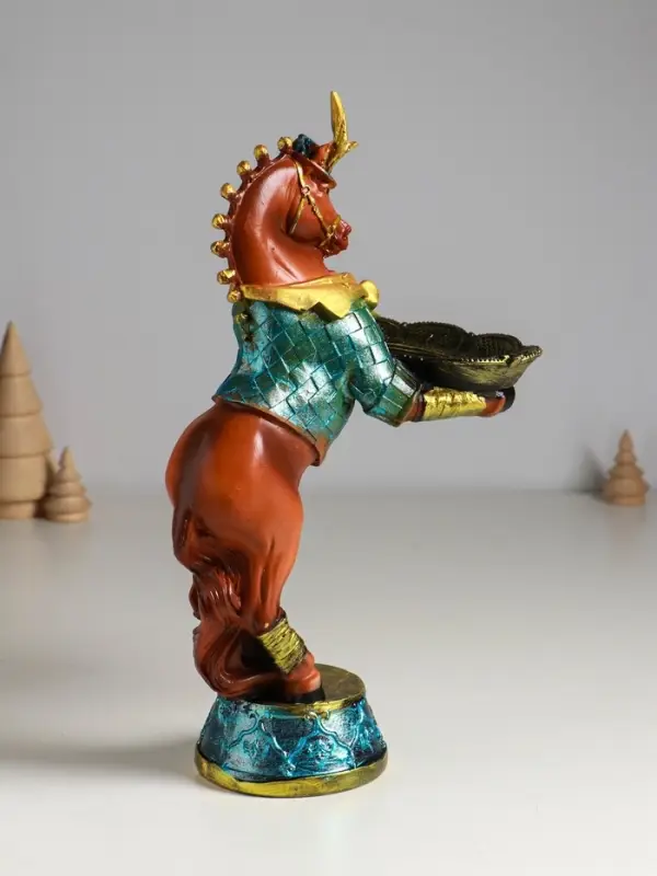 Фигура "Лошадь с подносом" 33х20х14 см