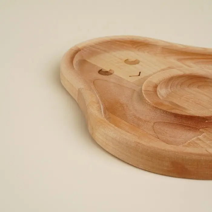 Менажница детская из берёзы Sima-Land Home Avocado, 20&times;16.5&times;1.8 см