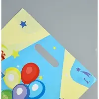 Пакет подарочный &laquo;Веселый жирафик&raquo;, полиэтиленовый с вырубной ручкой, 30&times;40 см, 50 мкм