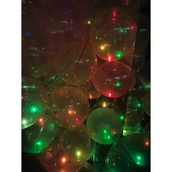 Светодиод для воздушного шара, круглый, цвет микс, пластик Светодиод для воздушного шара, круглый, цвет микс, пластик