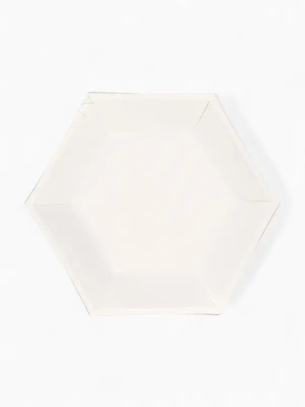 Набор тарелок белый с золотом 23 см. (10 шт) Набор тарелок белый с золотом 23 см. (10 шт)