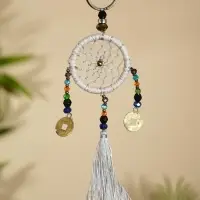 Брелок &laquo;Ловец снов&raquo;, 4&times;15 см, бежевый