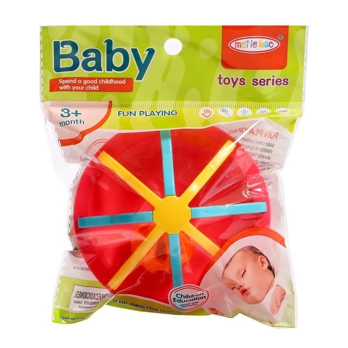 Погремушка детская «Юла», цвета МИКС Погремушка детская «Юла», цвета МИКС