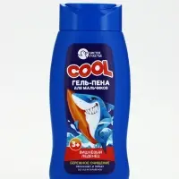 Детский подарочный набор &laquo;Акуломания&raquo;: гель-пена 250 мл, мочалка, Чистое счастье