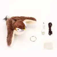 Интерактивная игрушка для кошек "Воробей", коричневый