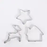 Формы для вырезания печенья &laquo;Новогодние сладости&raquo;, набор 10 шт., нержавеющая сталь
