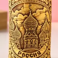 Туес "Россия", D8,5смхH(с хватком)17см, береста Туес "Россия", D8,5смхH(с хватком)17см, береста
