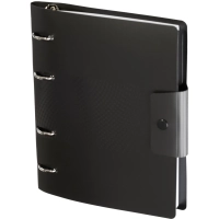Ежедневник недатированный ATTACHE Digital черный,А5, 272стр., на кольцах