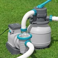 Фильтр-насос, 220-240V, 6056 л/ч, для бассейна, песочный, 58497 Bestway