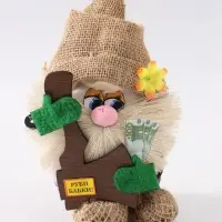 Фигурка - оберег &laquo;Домовой. Василек в льняном колпаке, с топором&raquo;, 23&times;15&times;8 см, МИКС