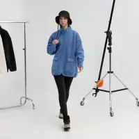 Куртка унисекс Oblako, голубая, размер ХS/S
