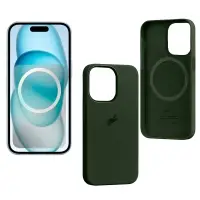 Чехол iPh 15 Pro Silicon Case 100% ORG (MagSafe + анимация NFC) c LOGO Cypress