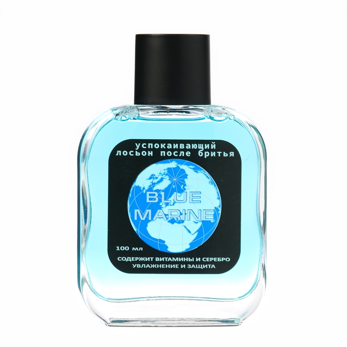 Лосьон после бритья Blue marine успокаивающий, 100 мл Лосьон после бритья Blue marine успокаивающий, 100 мл
