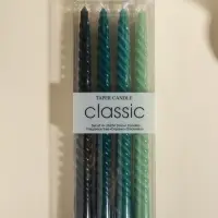 Набор свечей витых, 2х25 см, 4 шт, палитра зелёного 25,5х8,8х2,4 см Набор свечей витых, 2х25 см, 4 шт, палитра зелёного 25,5х8,8х2,4 см