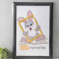 Фоторамка для фото 40&times;60 см Keep memories Luxe Elegance, пластик, чёрный, (пластиковый экран)