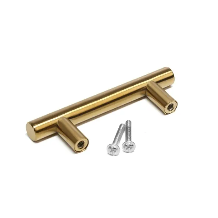 Ручка-рейлинг CAPPIO FRIDA, нержавеющая сталь, d=12 мм, м/о 64 мм, цвет золото