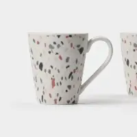 Набор кружек Magistro Terazzo, 350 мл, 2 шт., фарфор, белый